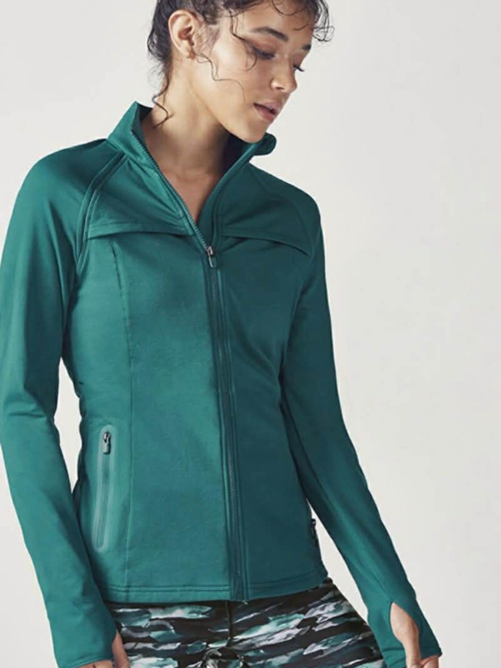 Fabletics teal Kimmy Jacket XL